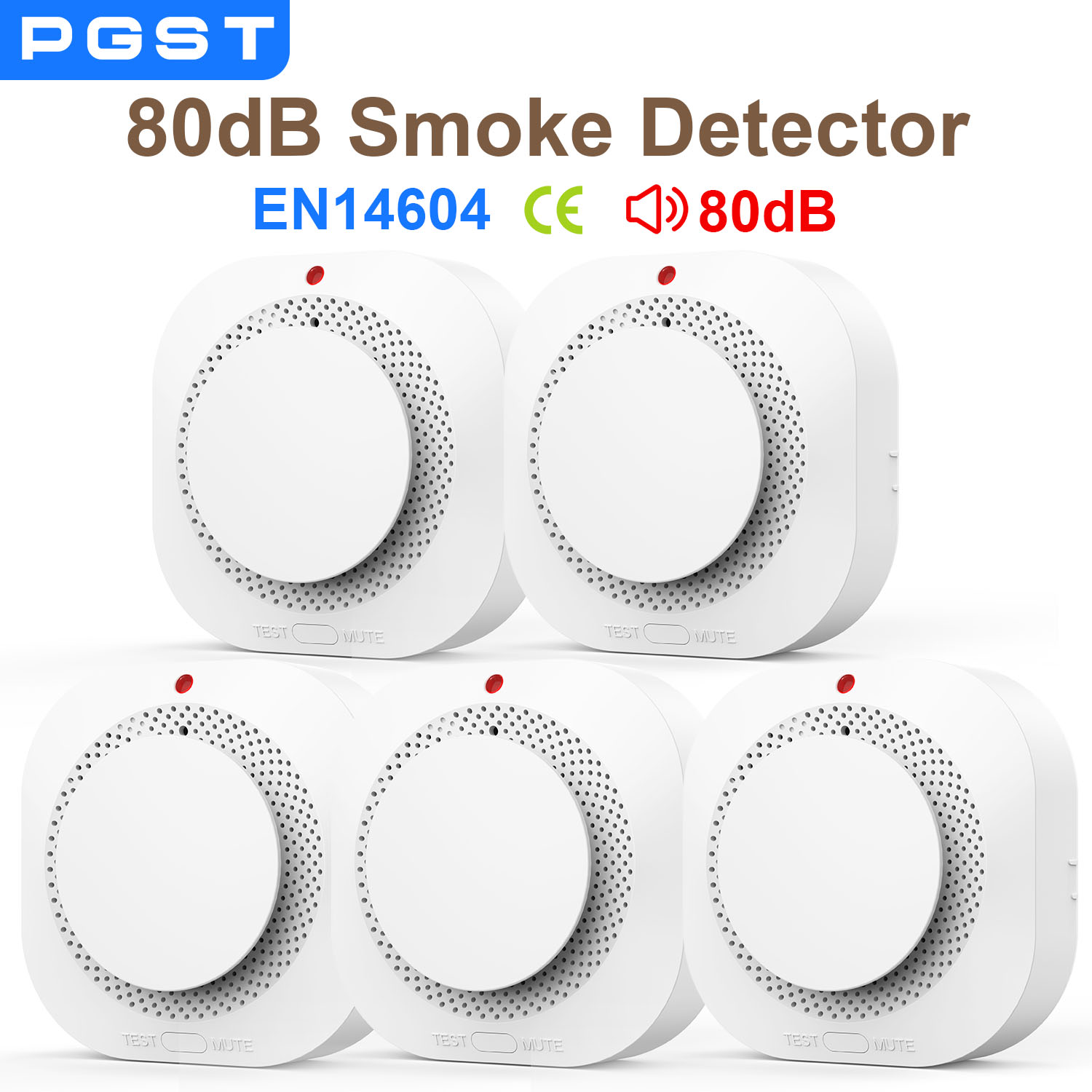 Smoke Detector Interconnected - Unabhängiges Rauchsensor-Detektor-Feuermeldesystem für den Sicherheit des