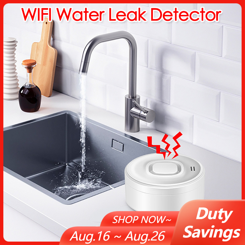 Water Alarm Sensor - Smart WIFI Wasser Leck Detektor 100dB