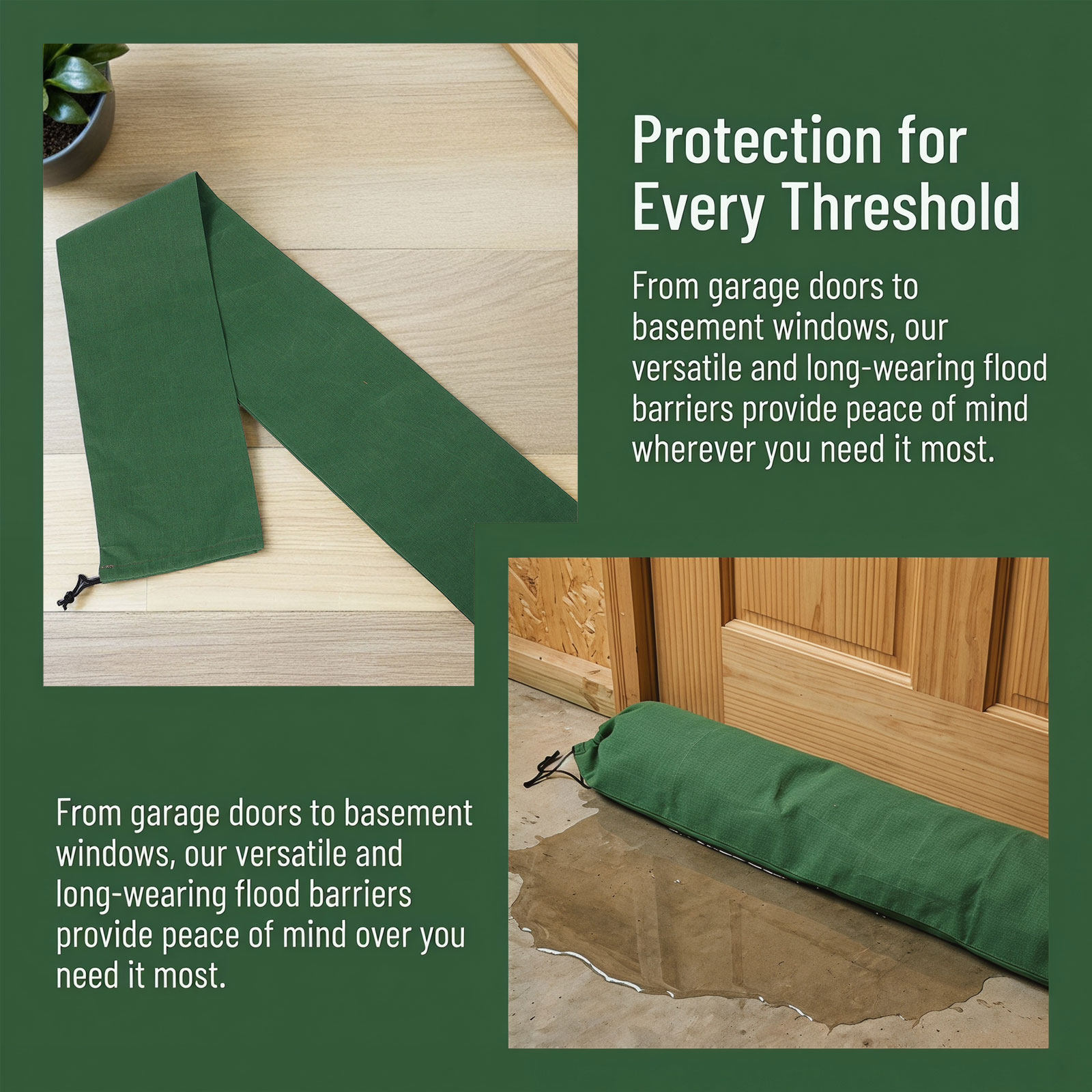 3 Stück Leinwand-Hochwassersch – Flood Barrier Bag Bewertung und Preis